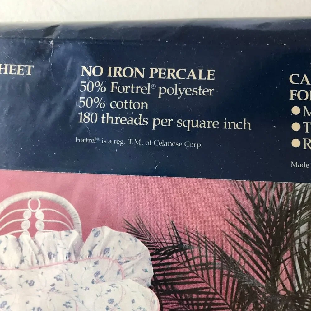 Dan River Twin Fitted Sheet Ribbon Sonnet